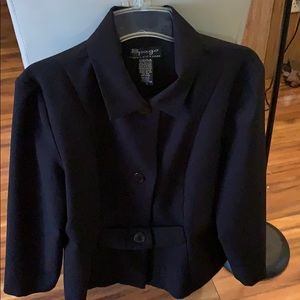Spago Collection Black Blazer/Coat Size 16
